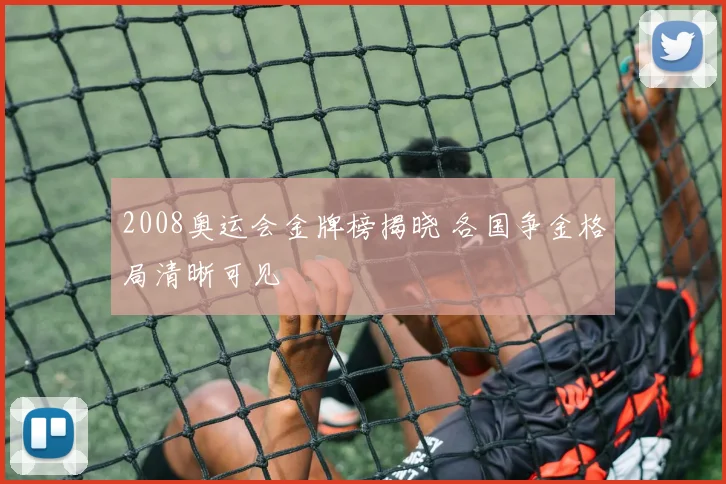2008奥运会金牌榜揭晓 各国争金格局清晰可见